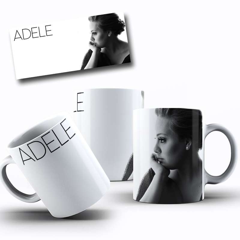 Arte Para Caneca Adele Personagens Cartoon 5