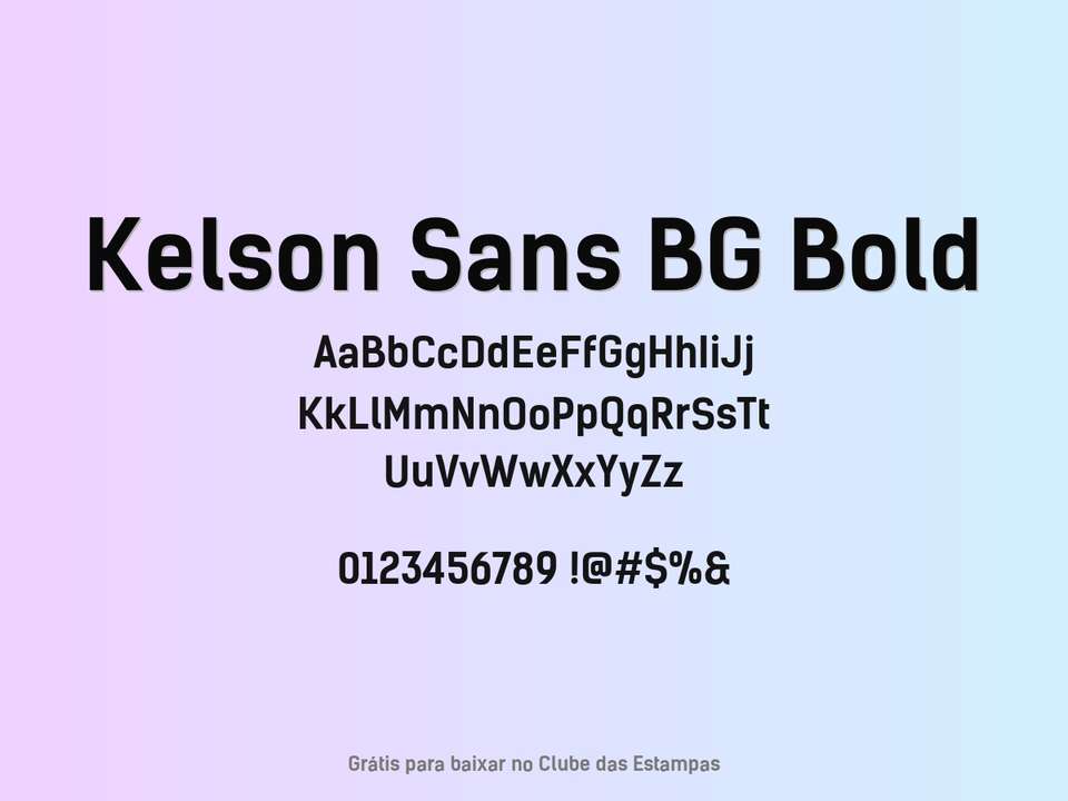 Fonte Kelson Sans Bg Bold Grátis Para Baixar