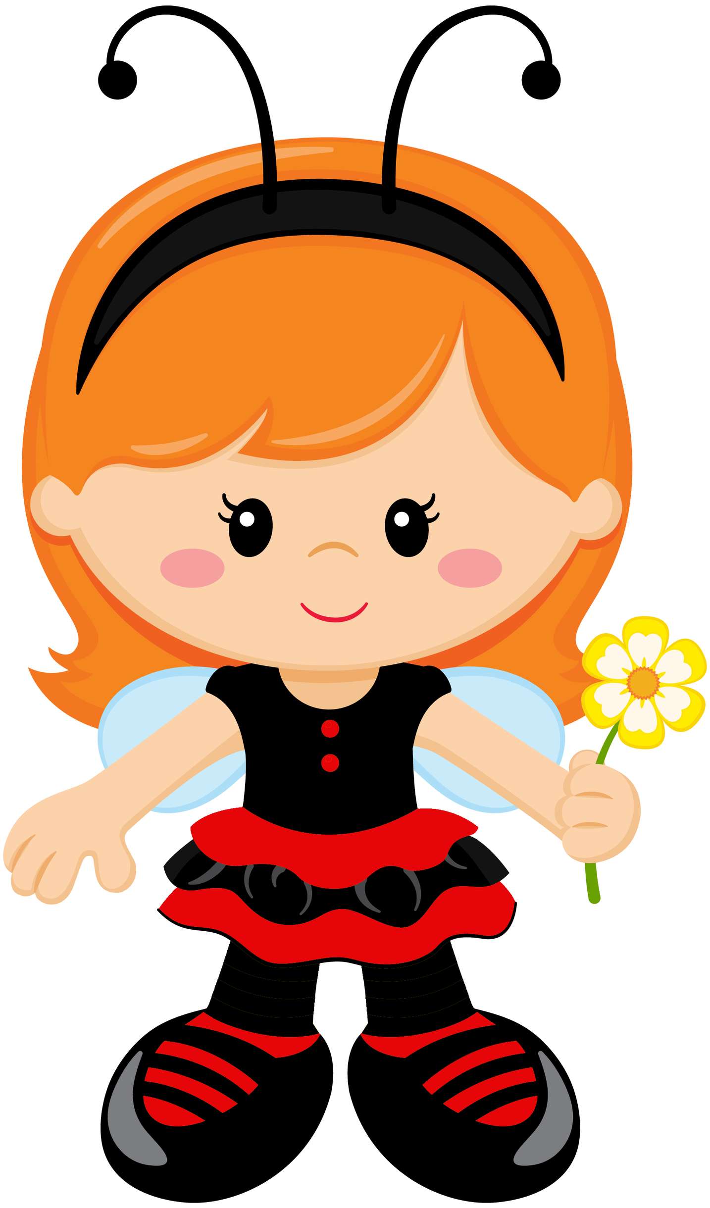 Elemento Joaninha Fofa Cute Png (17)
