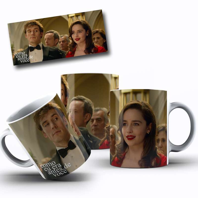 Arte Para Caneca Como Eu Era Antes De Voce Personagens Serie Realista 22