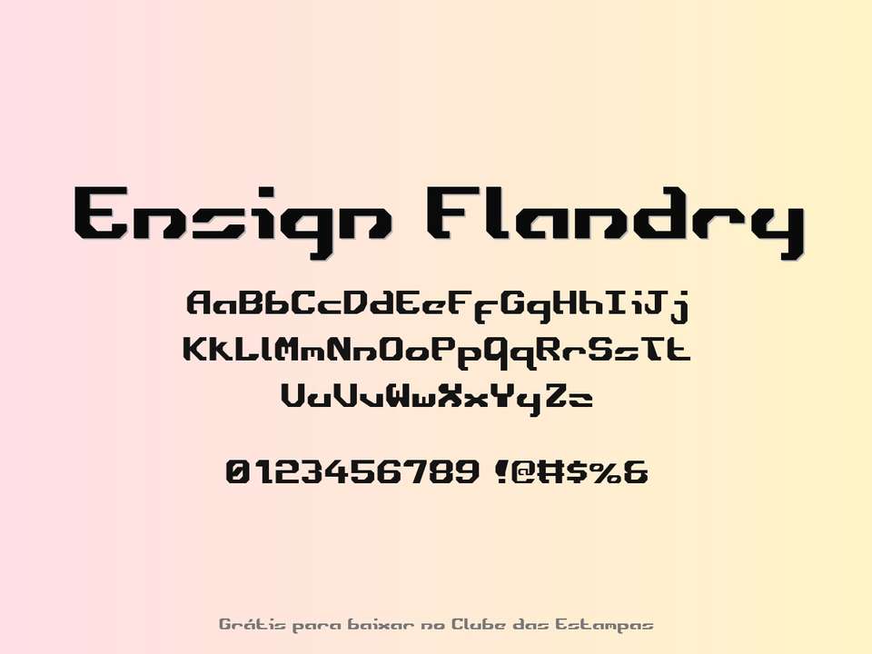 Fonte Ensign Flandry Grátis Para Baixar