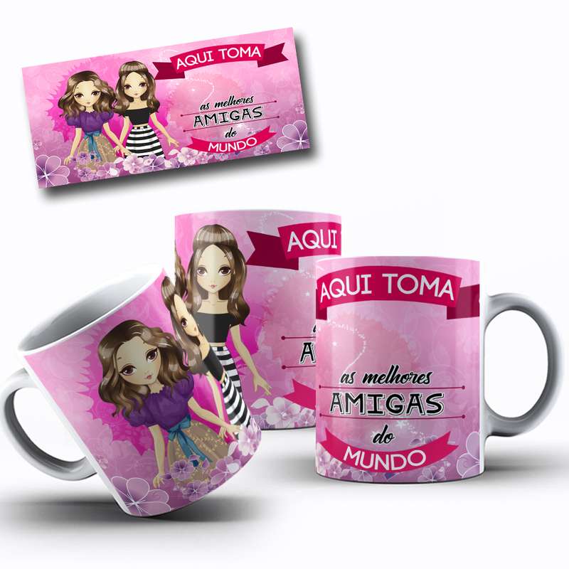 Arte Pra Caneca Amizade (4)