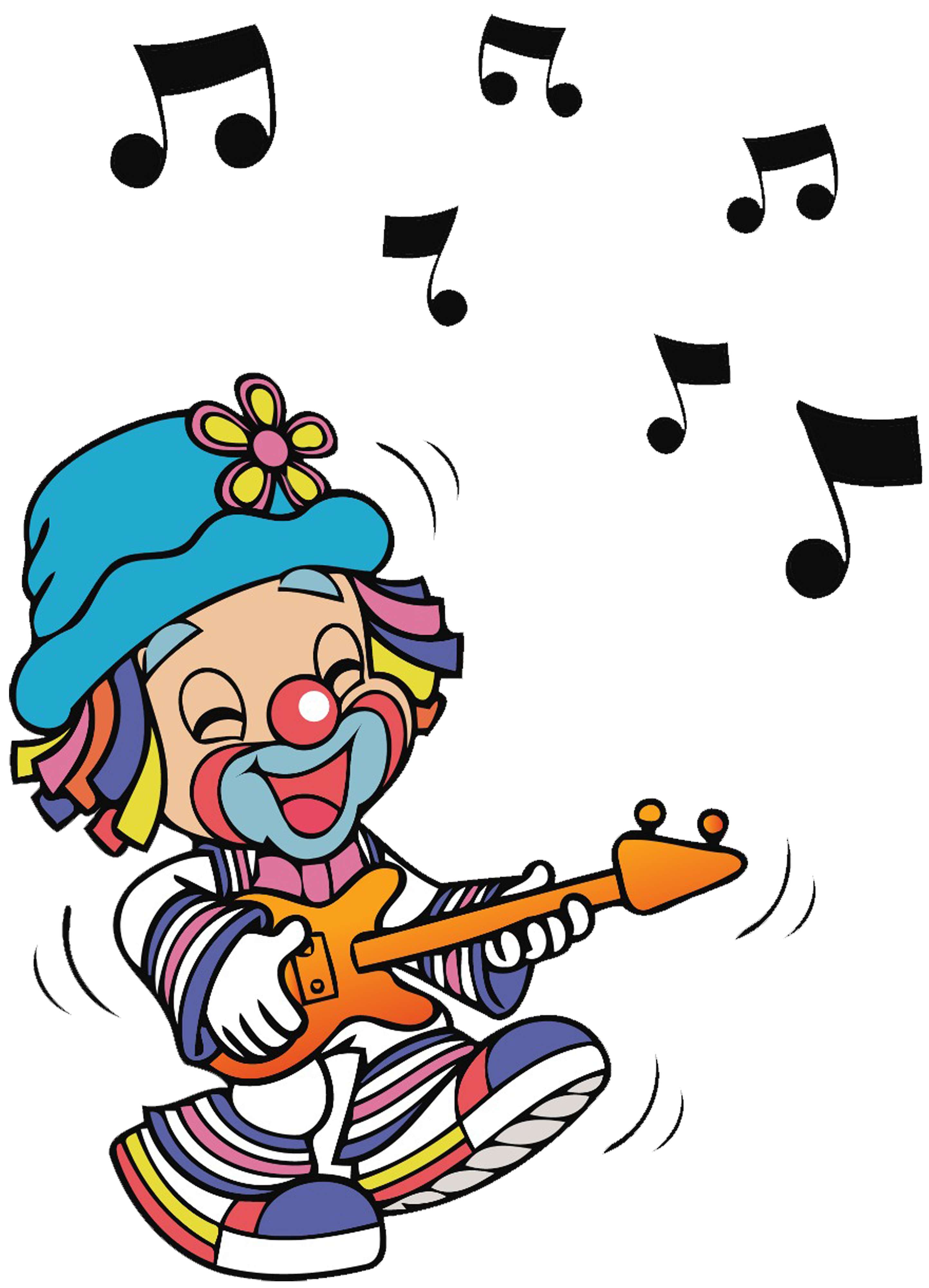Palhaço Tocando Guitarra Música Png Grátis Para Baixar