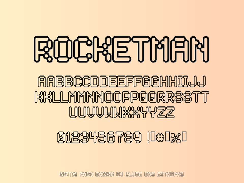 Fonte Rocketman Grátis Para Baixar