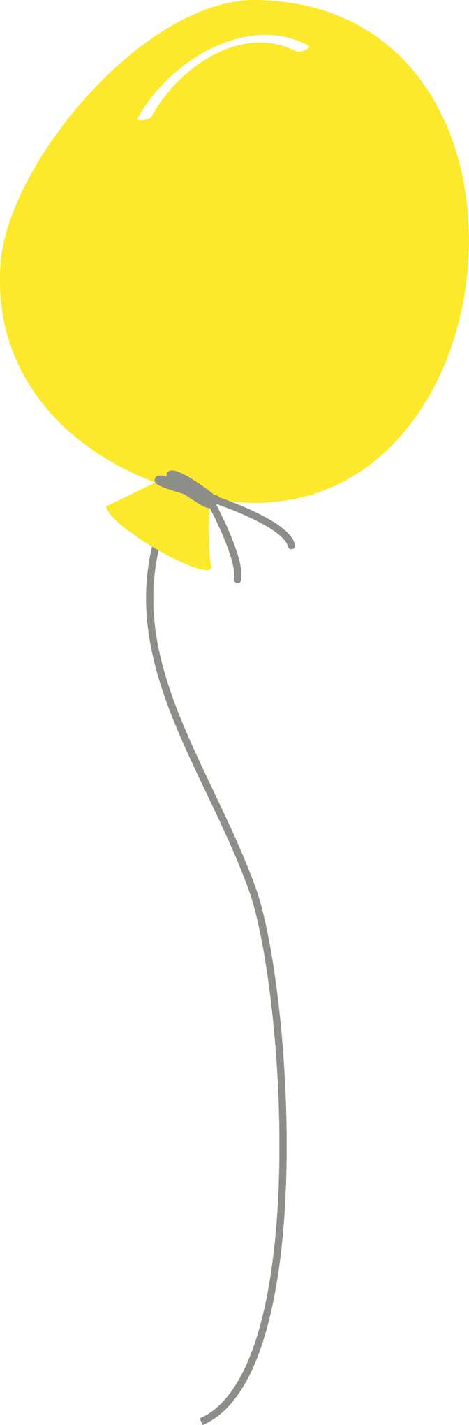 Balão Amarelo Flutuante Festas Png Grátis Para Baixar