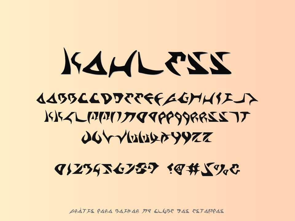 Fonte Kahless Grátis Para Baixar