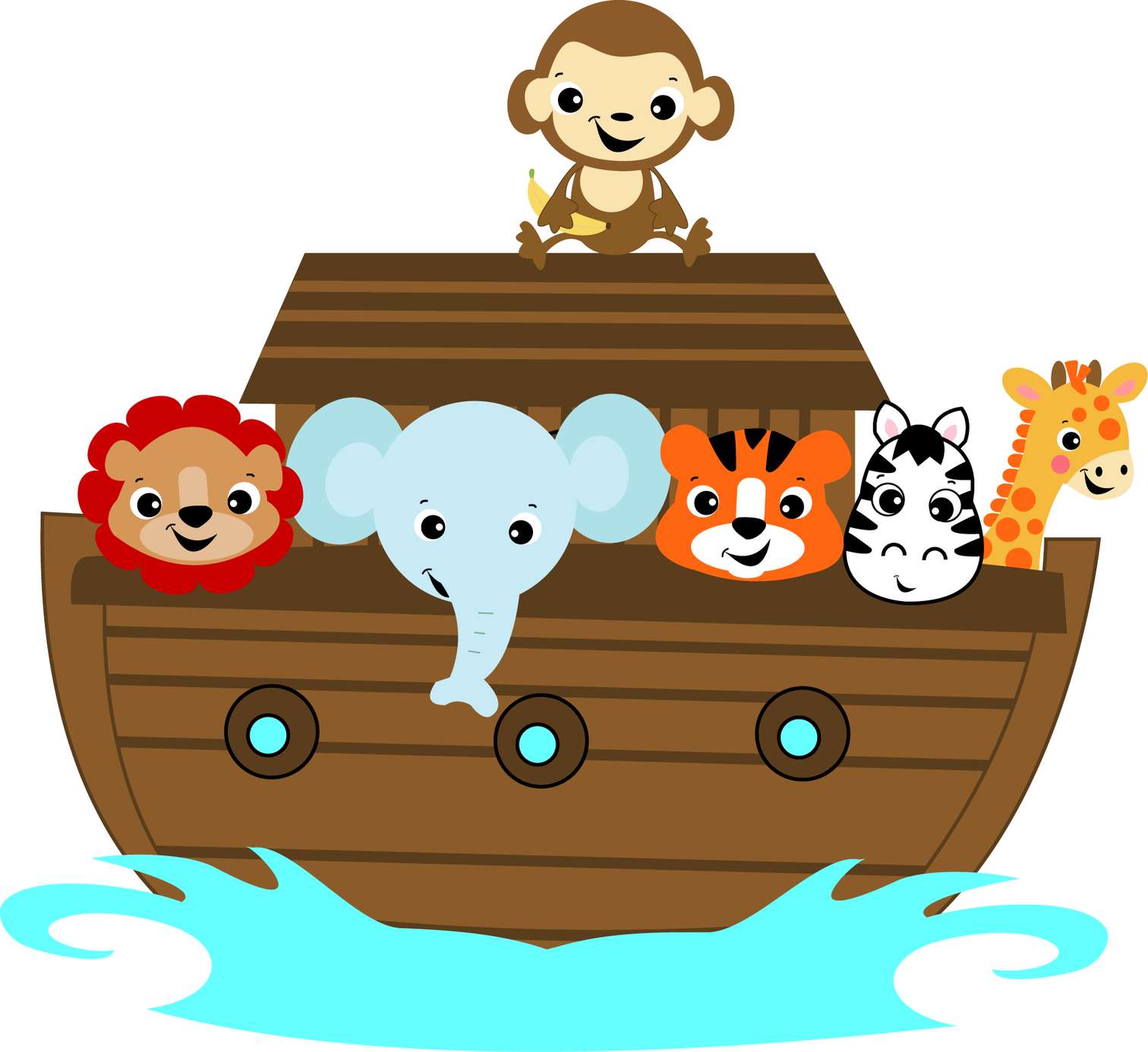 Grupo De Amigos Em Barco Animais Png Grátis Para Baixar