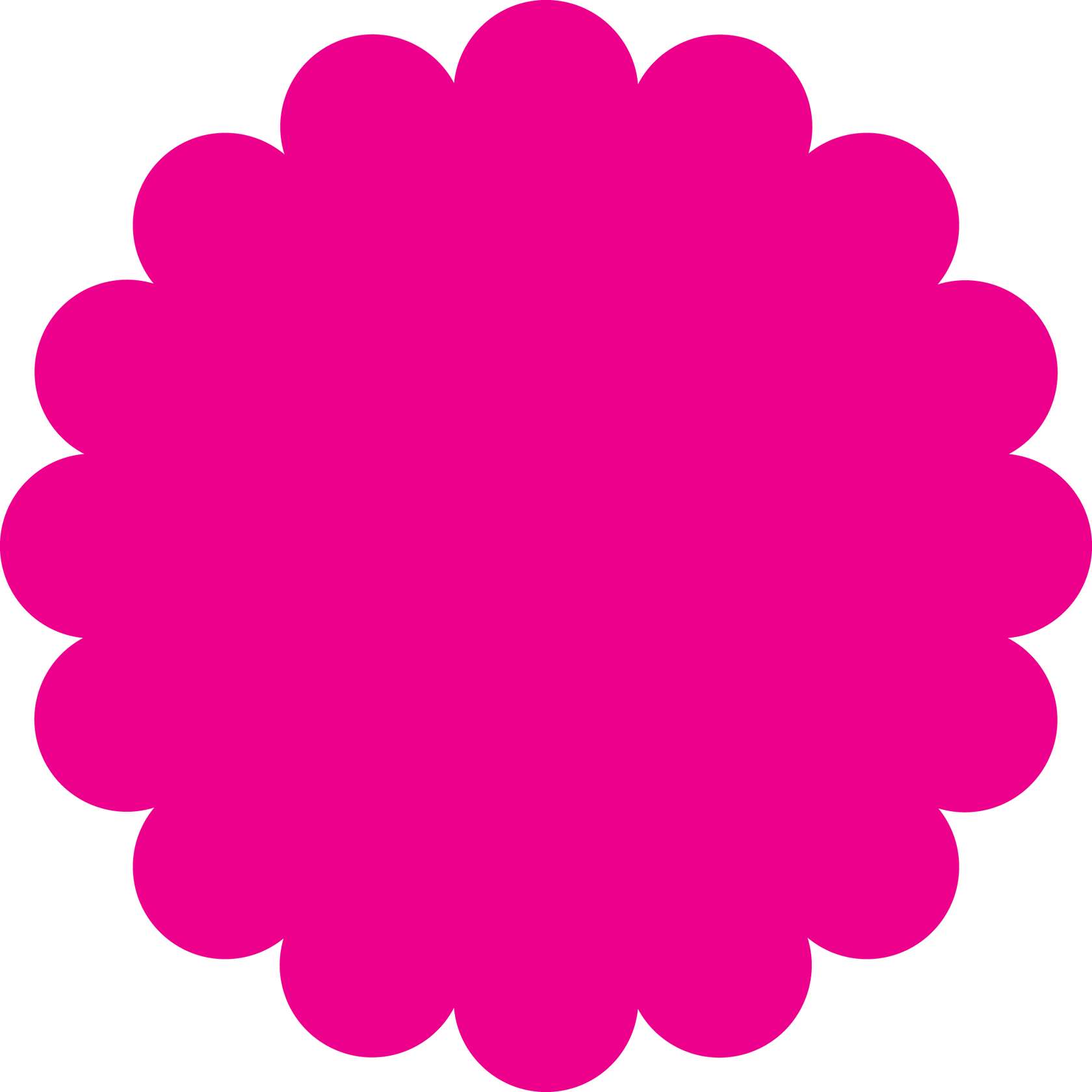 Roseta Floral Magenta Flores Png Grátis Para Baixar