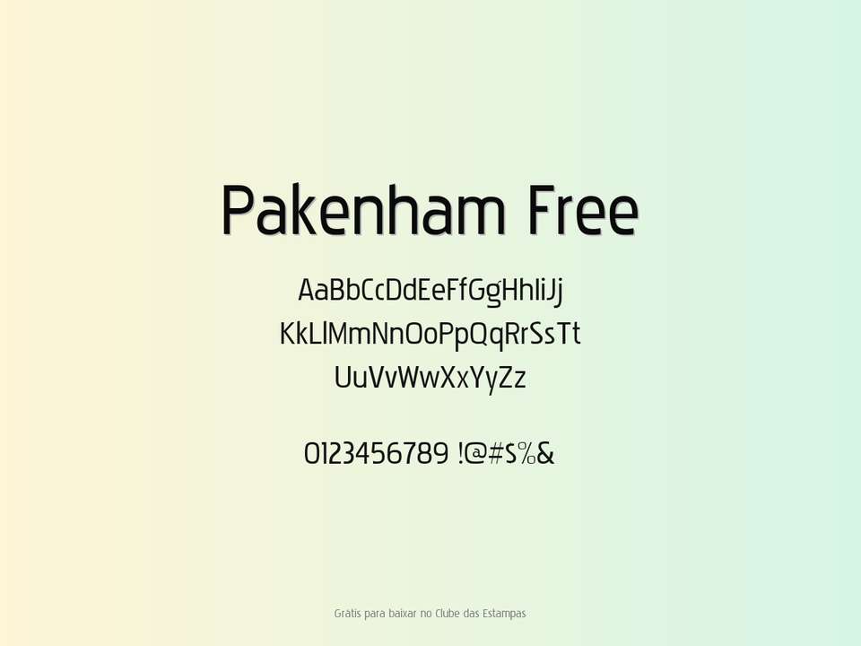 Fonte Pakenham Free Grátis Para Baixar
