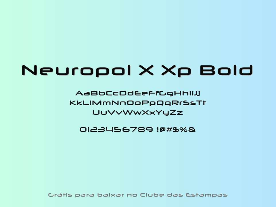 Fonte Neuropol X Xp Bold Grátis Para Baixar
