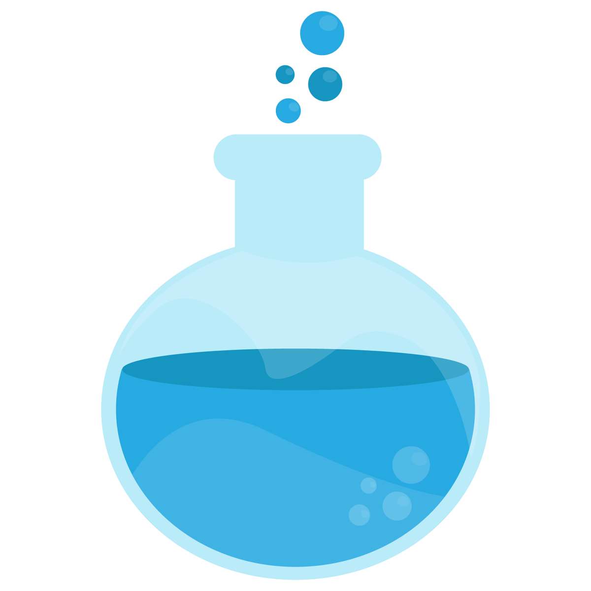Frasco De Laboratório Com Reação Química Química Png Grátis Para Baixar