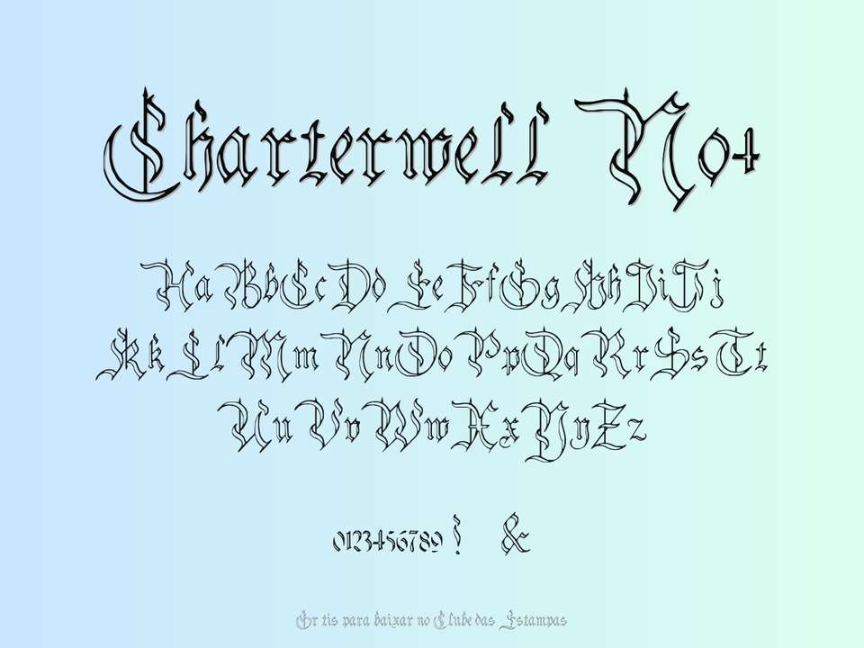 Fonte Charterwell No4 Grátis Para Baixar