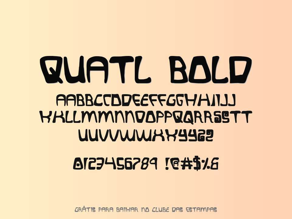 Fonte Quatl Bold Grátis Para Baixar