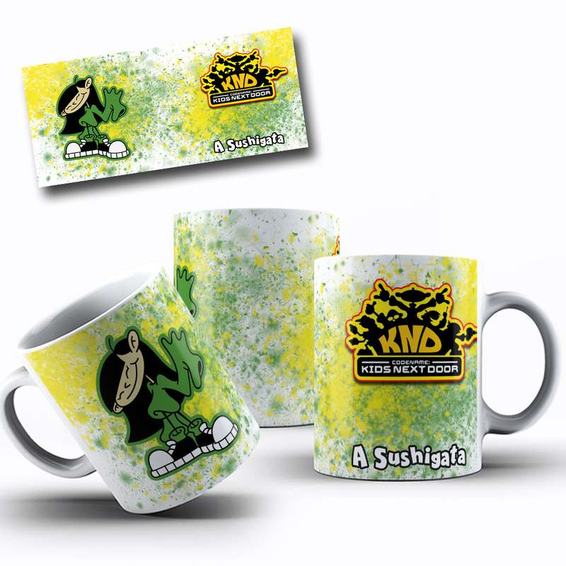Arte Para Caneca Knd Kids Next Door Personagem Cartoon 3