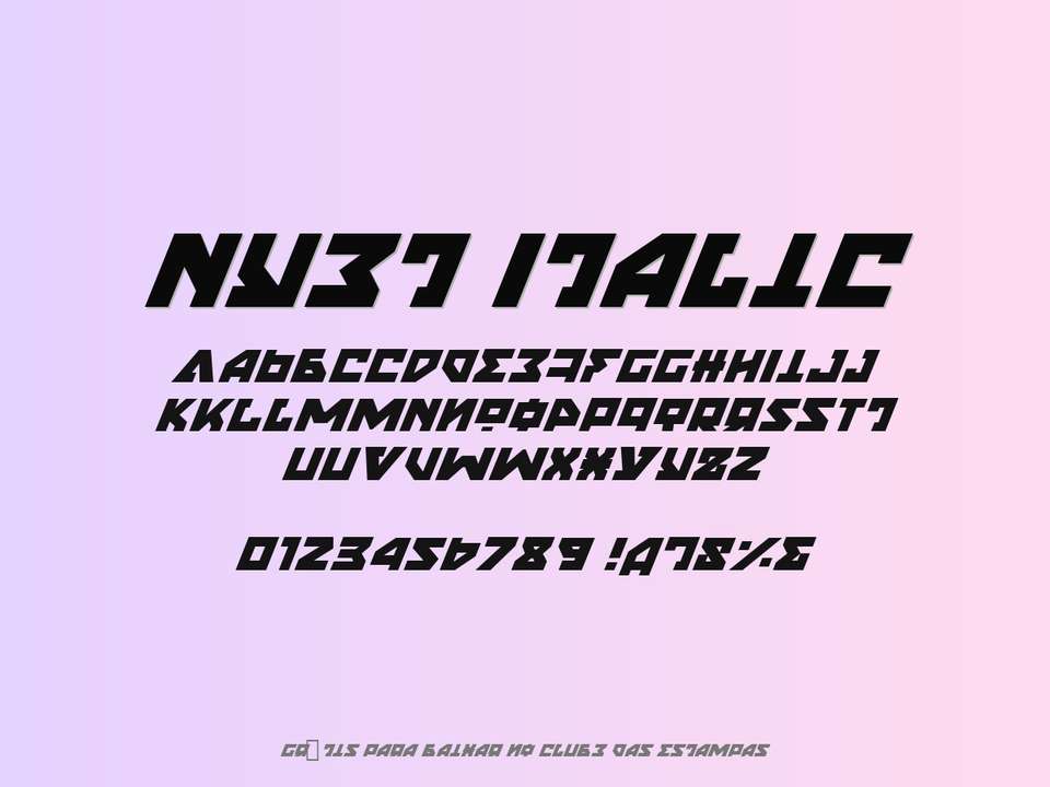 Fonte Nyet Italic Grátis Para Baixar