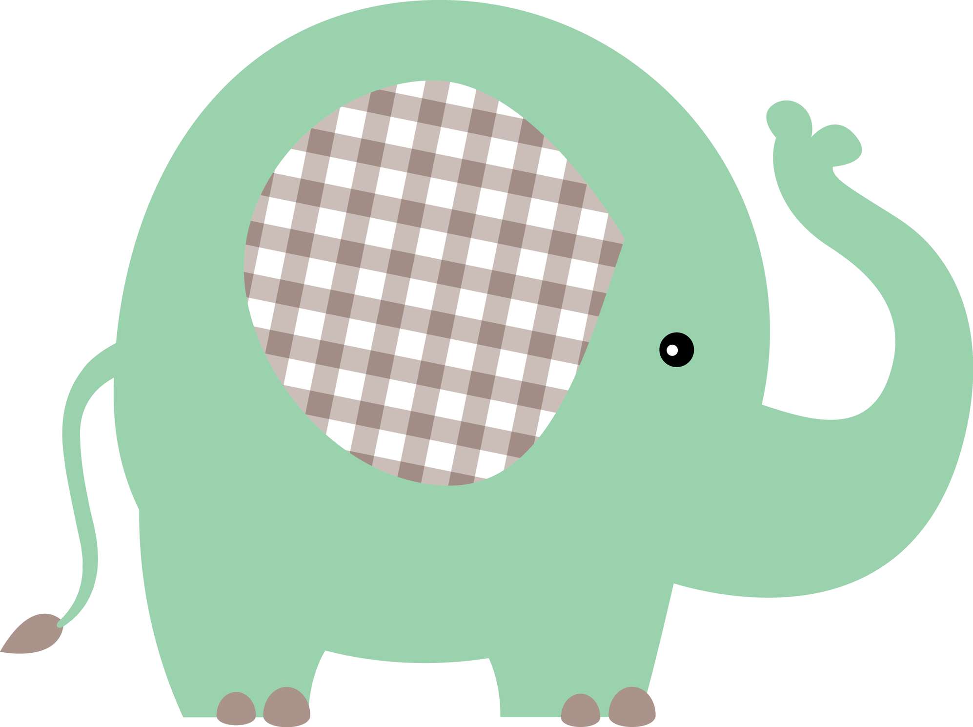 Elemento Elefante Cute Elefantinho Fofo Png (172)