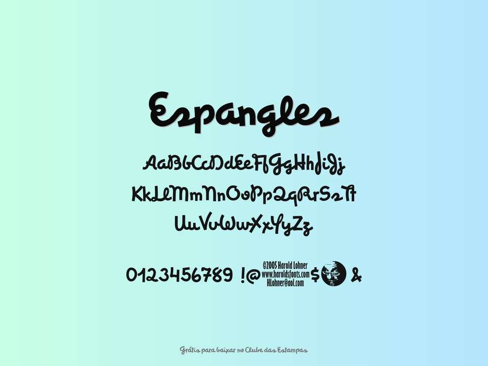Fonte Espangles Grátis Para Baixar