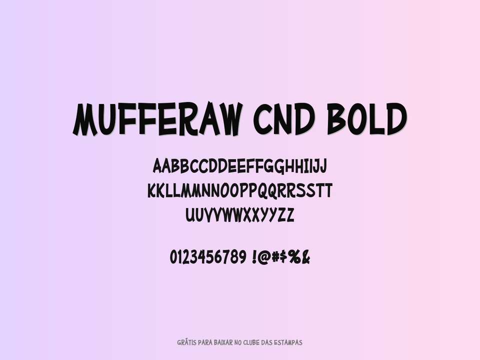 Fonte Mufferaw Cnd Bold Grátis Para Baixar