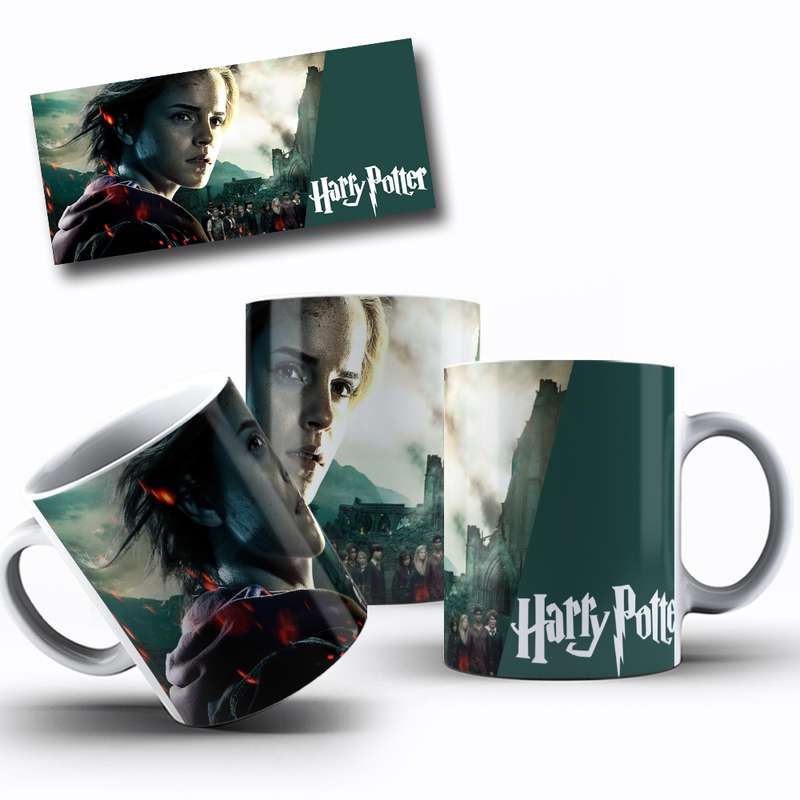 Arte Para Caneca Harry Potter Personagem Serie Cartoon 3