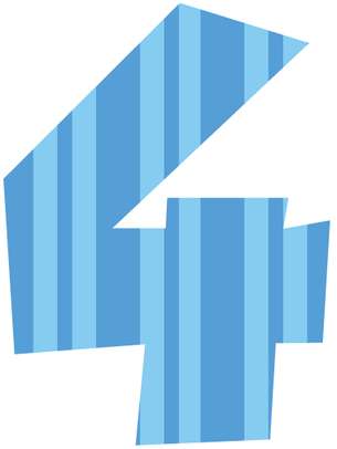 Elemento Numeral Aniversário Vela 4 Anos (4)