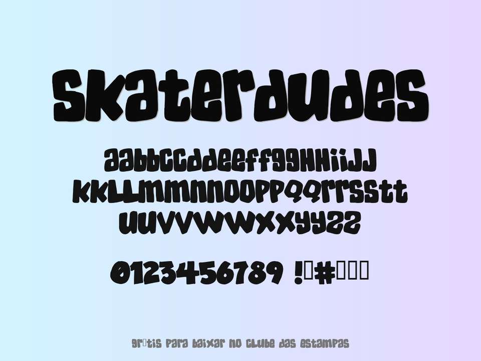 Fonte Skaterdudes Grátis Para Baixar
