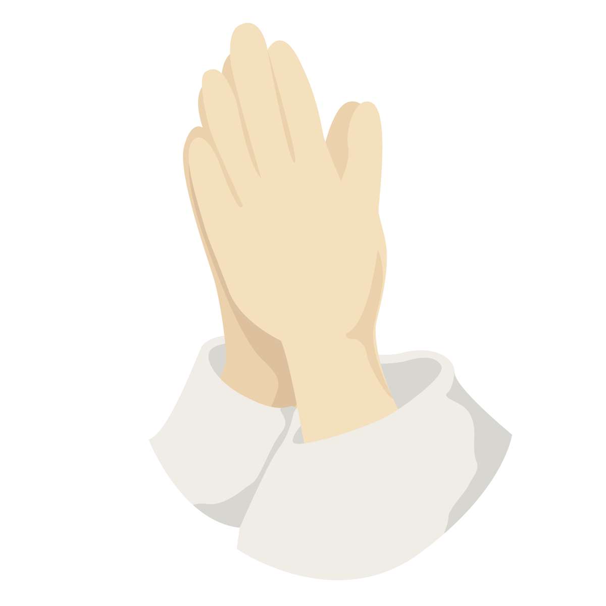 Mãos Em Gesto De Saudação Gestos Png Grátis Para Baixar