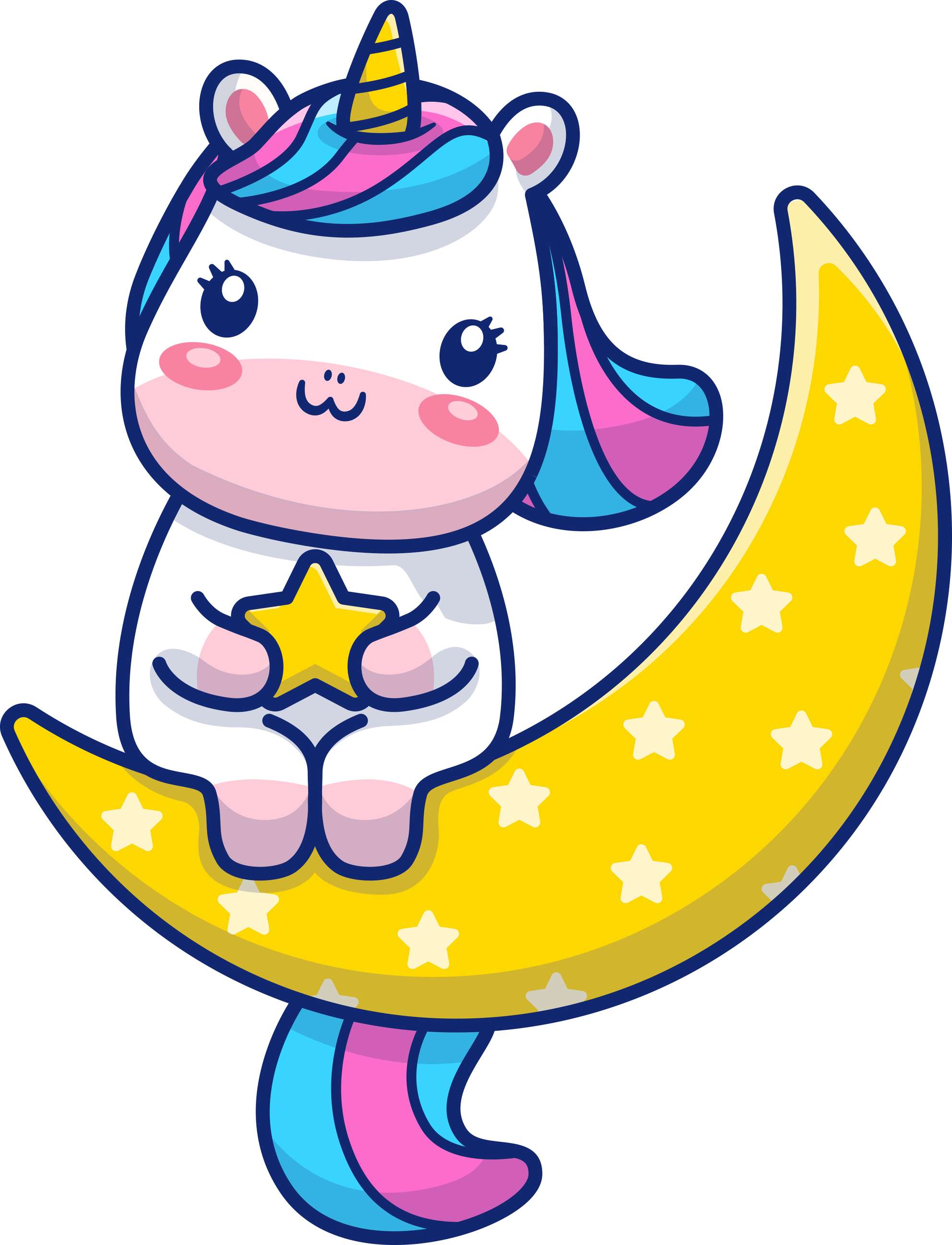 Personagem Unicornio Fofo Cute Png (10)