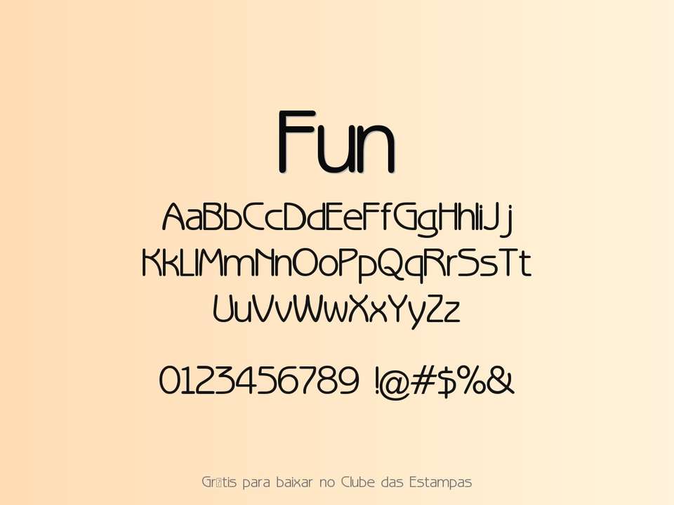 Fonte Fun Grátis Para Baixar