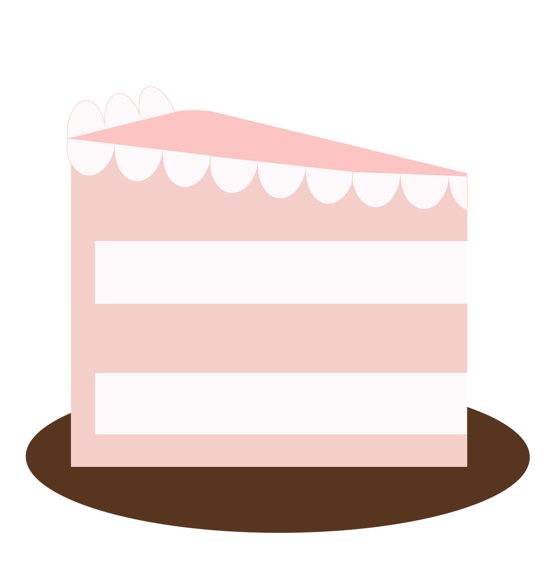Bolo De Camadas Rosa Branco Sobremesa Png Grátis Para Baixar