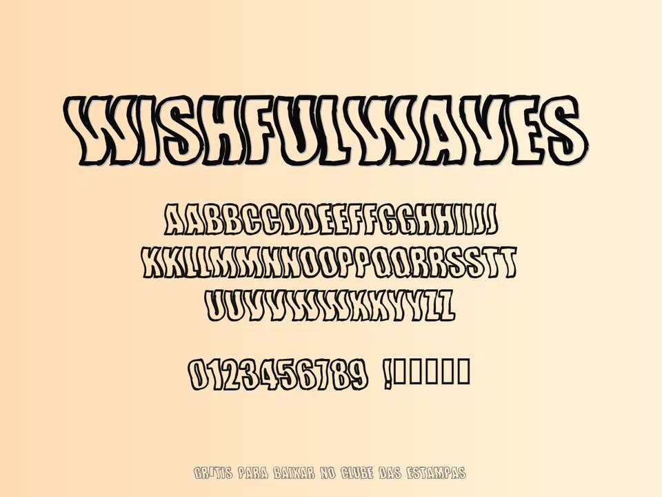 Fonte Wishfulwaves Grátis Para Baixar