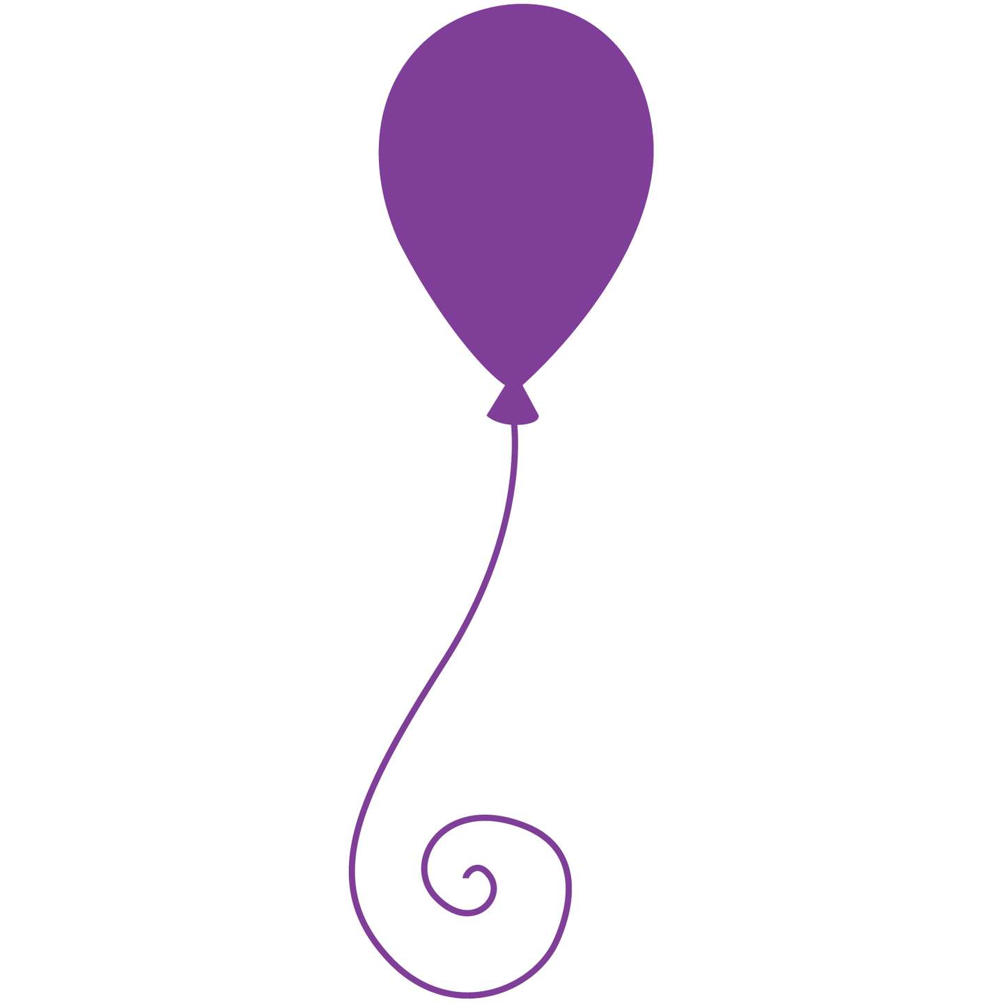 Balão Decorativo Roxo Festas Png Grátis Para Baixar