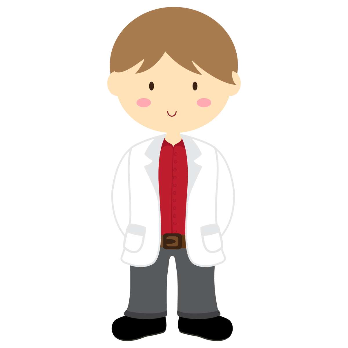 Médico Jovem Em Desenho Animado Medicina Png Grátis Para Baixar