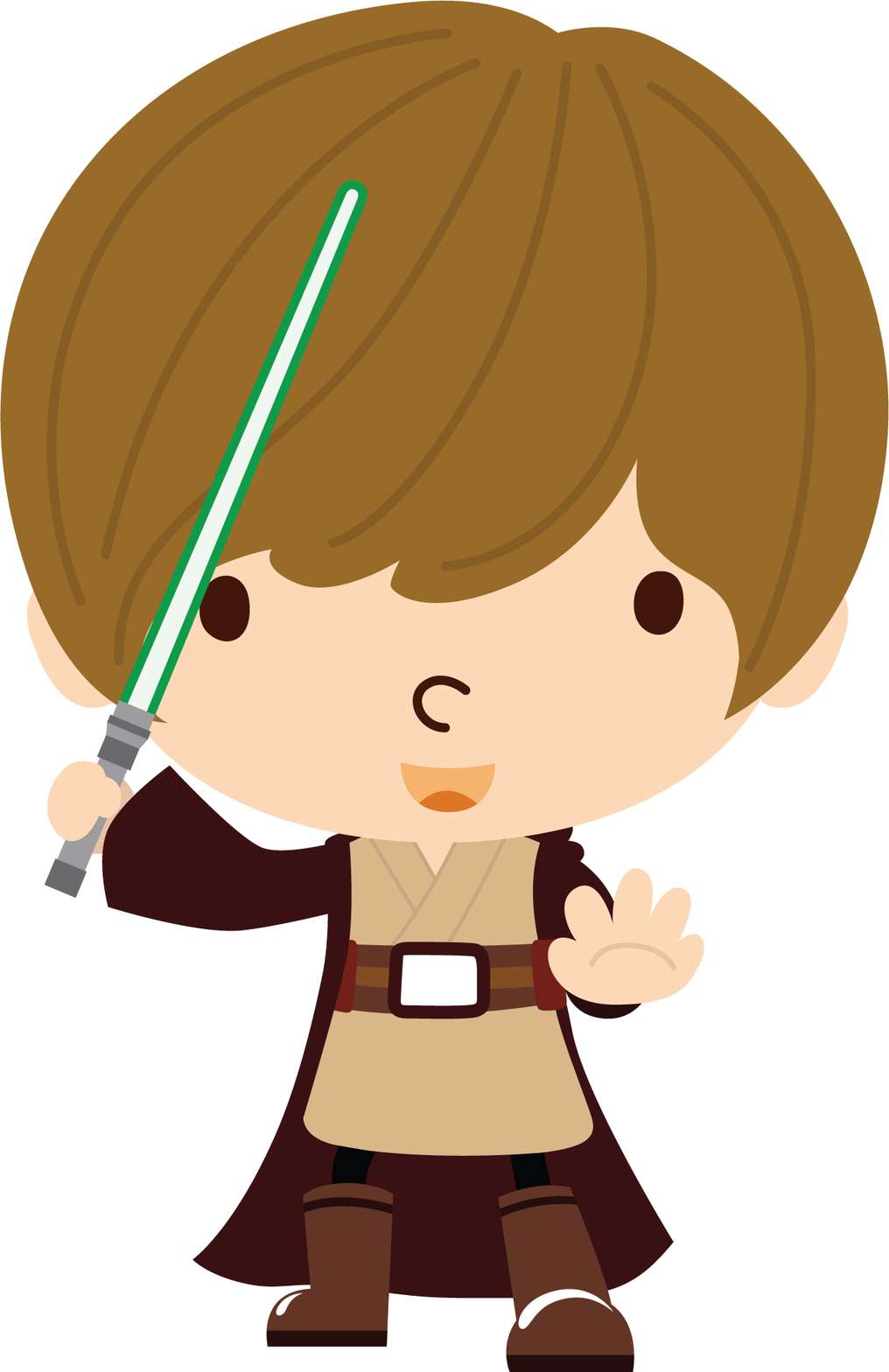 Menino Jedi Com Sabre Laser Sci Fi Png Grátis Para Baixar