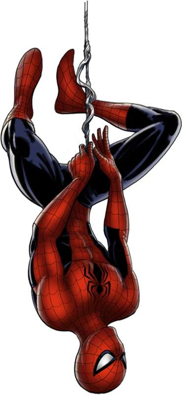 Homem Aranha E Figura Suspensa Super Heróis Png Grátis Para Baixar
