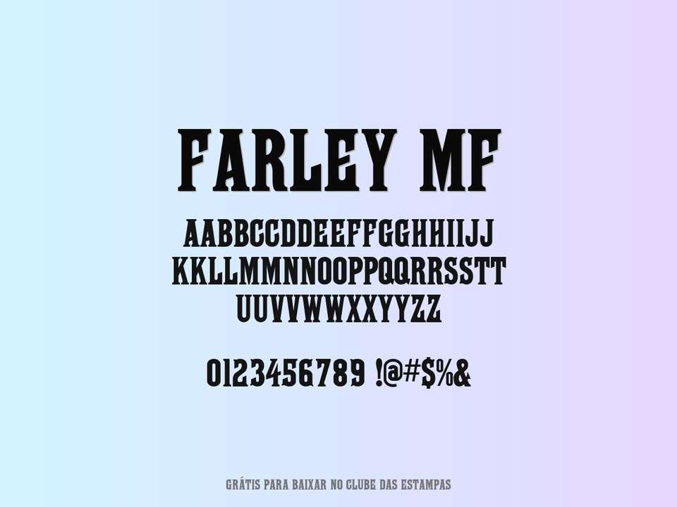 Fonte Farley Mf Grátis Para Baixar