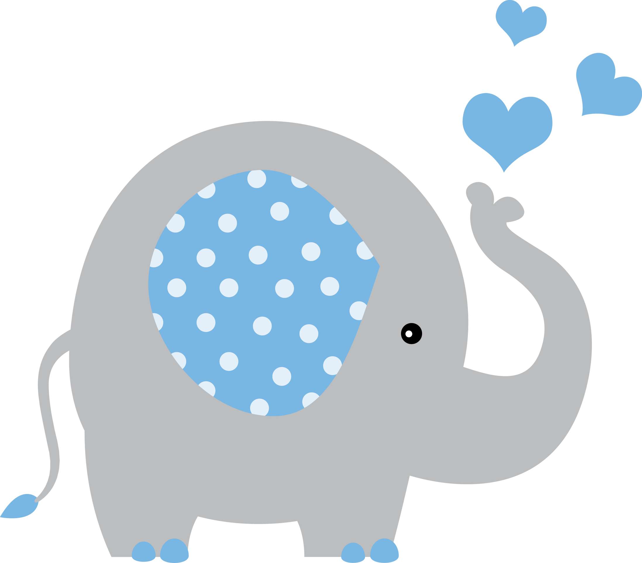 Elemento Elefante Cute Elefantinho Fofo Png (30)