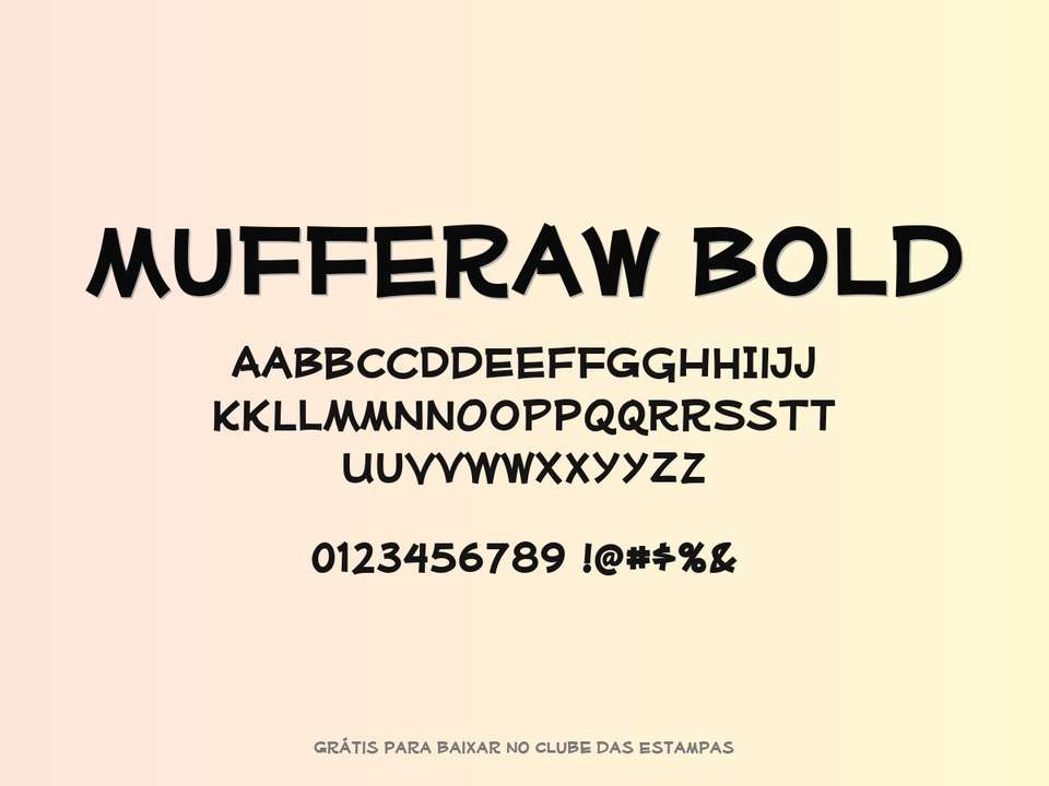 Fonte Mufferaw Bold Grátis Para Baixar