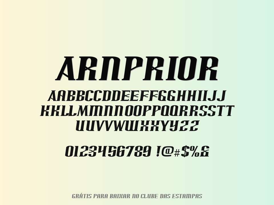 Fonte Arnprior Grátis Para Baixar