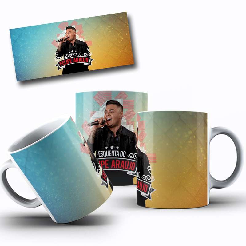 Arte Para Caneca Esquenta Do Felipe Araujo 3