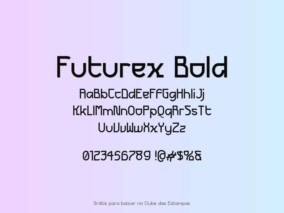 Fonte Futurex Bold Grátis Para Baixar