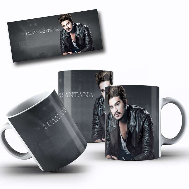 Arte Para Caneca Luan Santana Cantor 1