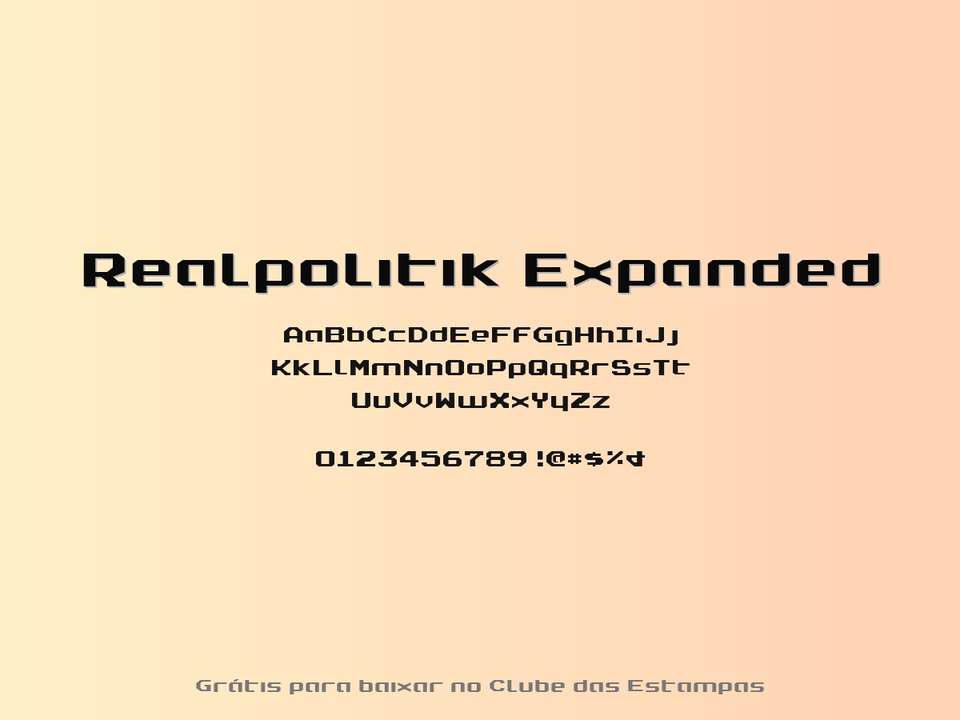 Fonte Realpolitik Expanded Grátis Para Baixar