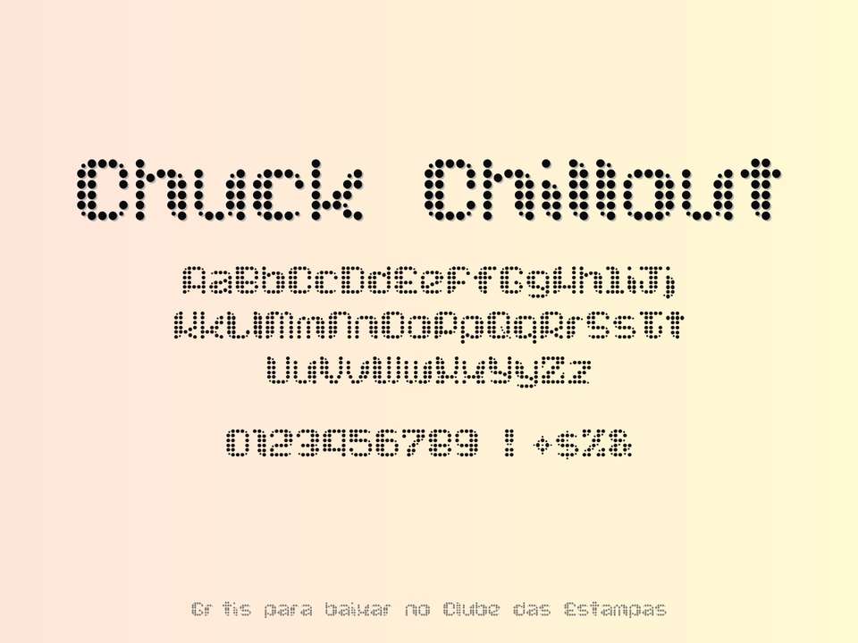 Fonte Chuck Chillout Grátis Para Baixar
