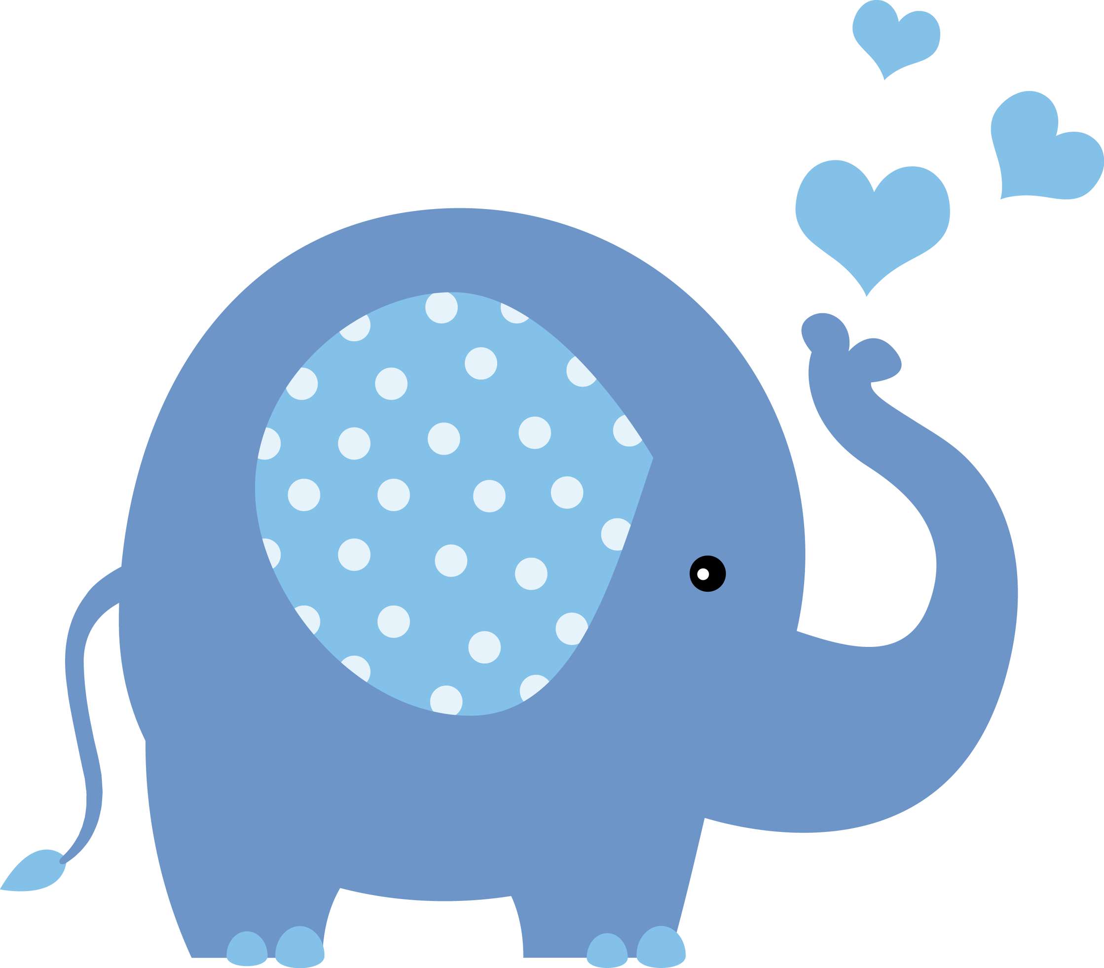 Elemento Elefante Cute Elefantinho Fofo Png (53)