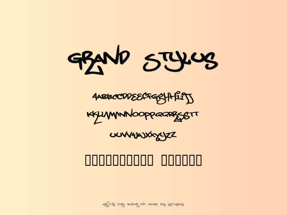 Fonte Grand Stylus Grátis Para Baixar