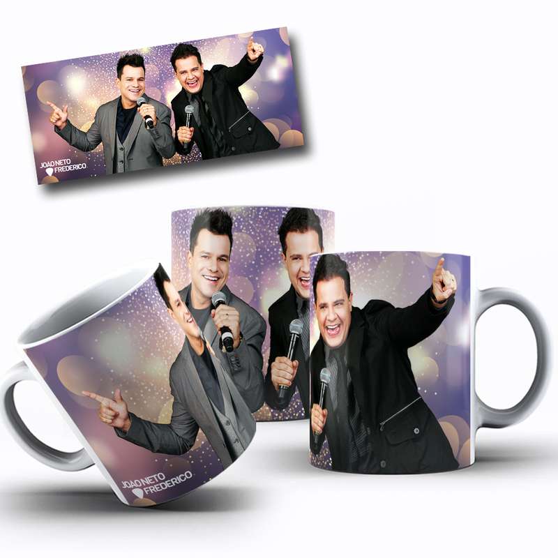 Arte Para Caneca João Neto E Frederico Cantores 2