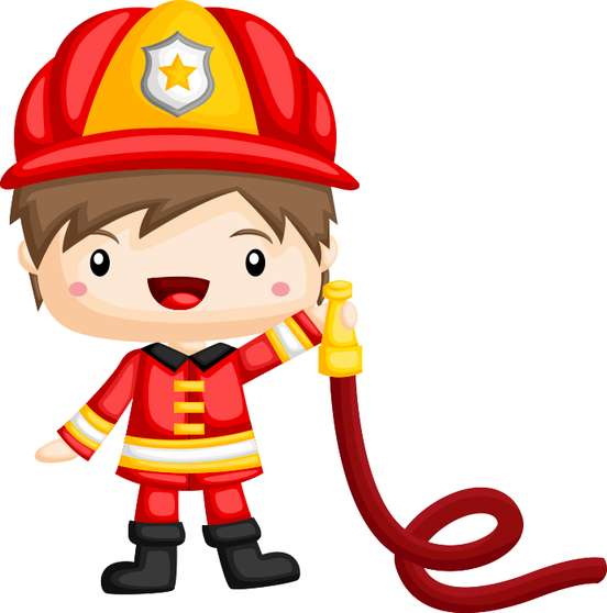 Criança Bombeiro Com Mangueira Bombeiros Png Grátis Para Baixar