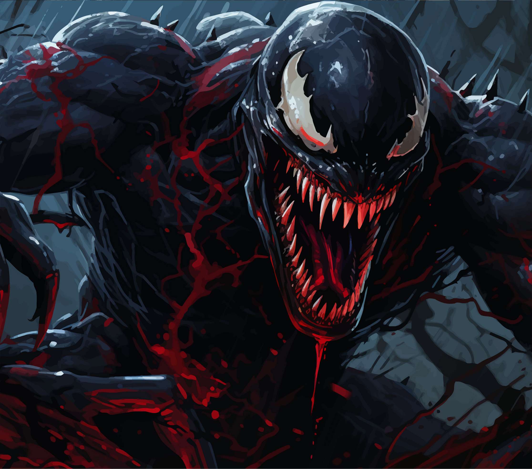 Venom Em Arte De Quadrinhos Assustadora Quadrinhos Marvel Png Arte Para Caneca Grátis Pra Baixar