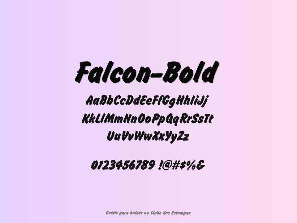 Fonte Falcon Bold Grátis Para Baixar