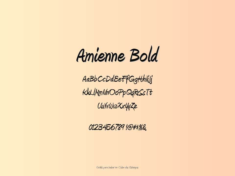 Fonte Amienne Bold Grátis Para Baixar